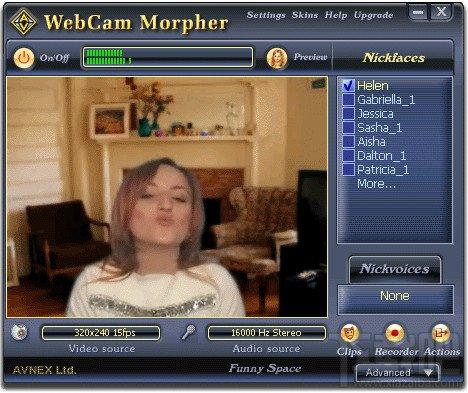 匿名聊天工具下载,匿名聊天工具,AV Webcam Morpher