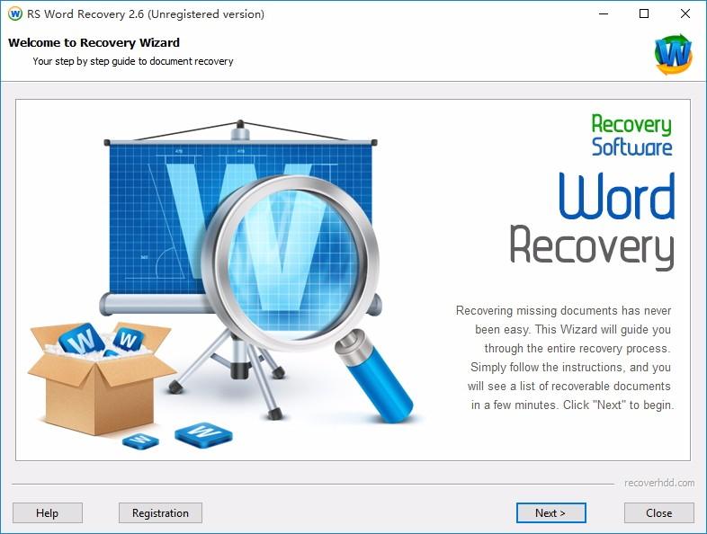RS Word Recovery下载,Word文档恢复软件,Word文档恢复