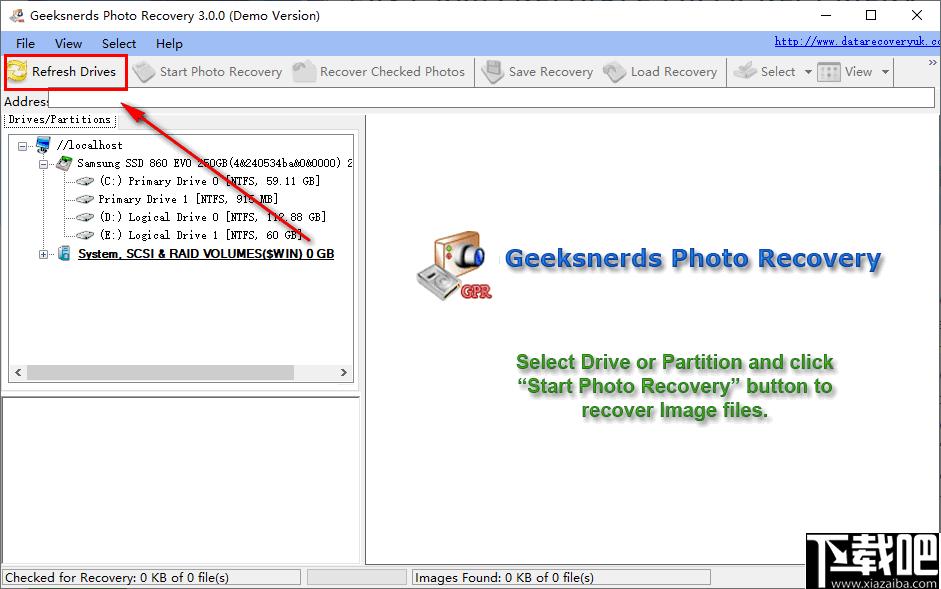 GeekSnerds Photo Recovery下载,相片恢复,图片恢复,数据恢复