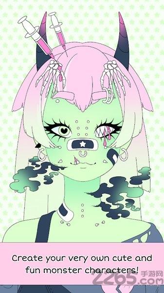 怪物少女制作器汉化破解版下载,怪物少女制作器,换装游戏,卡通游戏